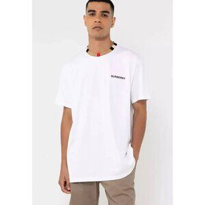 Burberry Men’s Jayson Icon Stripe Crewneck T-Shirt White S 8078115